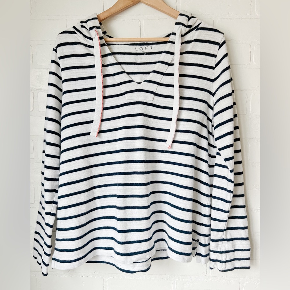 LOFT Striped Hoodie